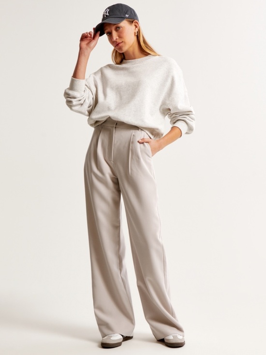 Abercrombie & Fitch Pants - Abercrombie Sloane Tailored Wide Leg Pant